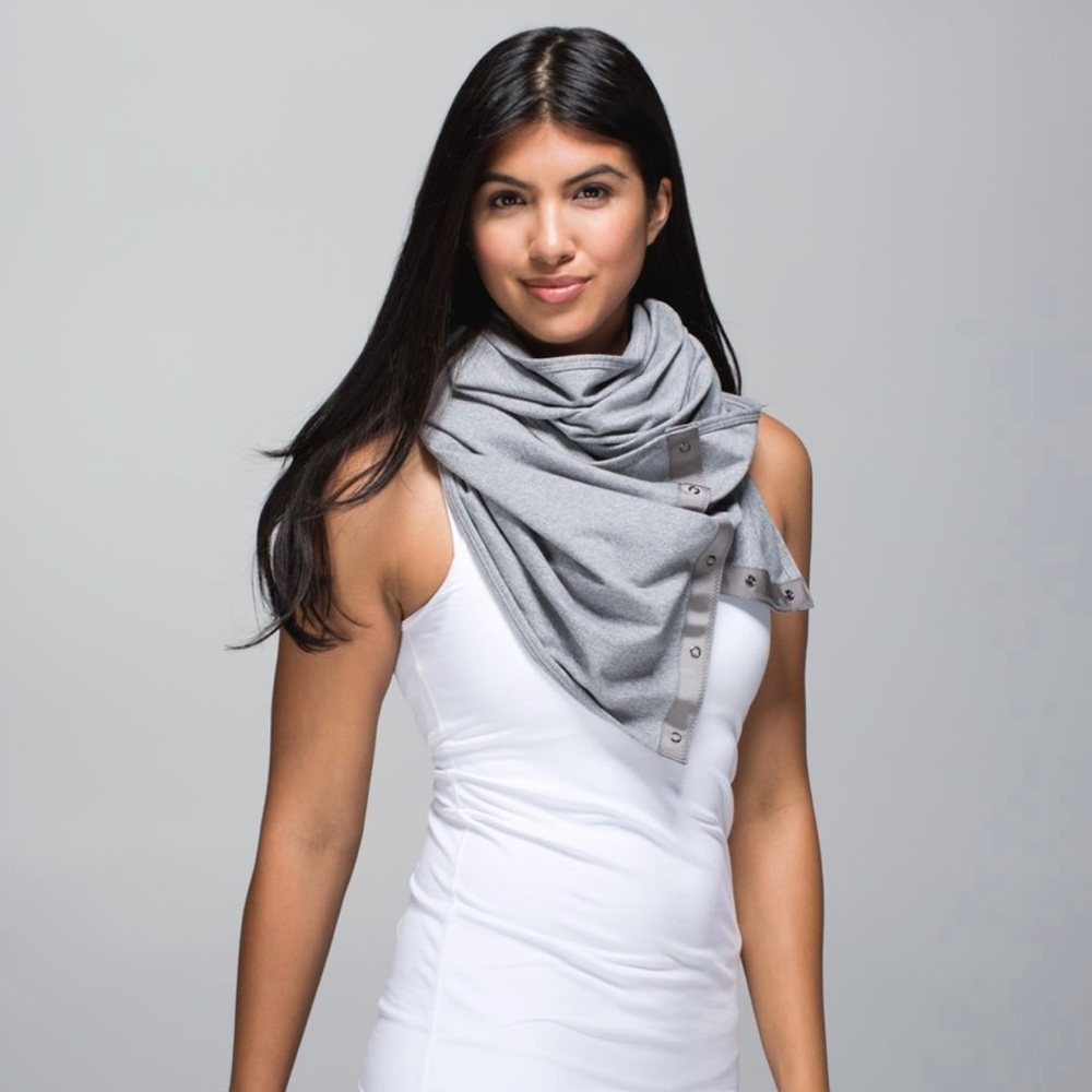LuLu Lemon Vinyasa  Customizable Snap Scarf